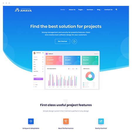 Startup Agency and SasS Business Template